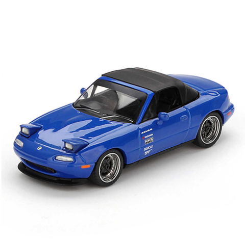 Mini GT 1/64 Mazda Miata MX-5 (NA) Tuned Version Dark Blue - Blister Paket