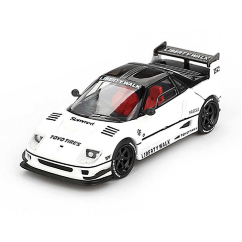 Mini GT 1/64 Mazda AZ-1 Liberty Walk LB40 White 2024 Tokyo Auto Salon - Blister Paket