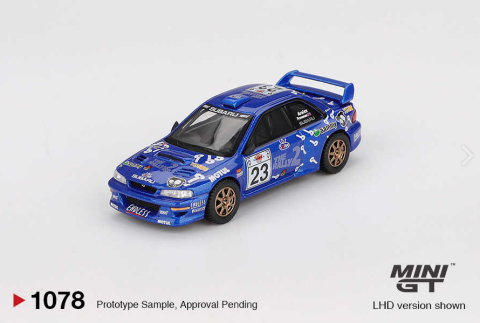 Mini GT 1/64 Subaru Impreza WRC99 #23 2000 Acropolis Rally