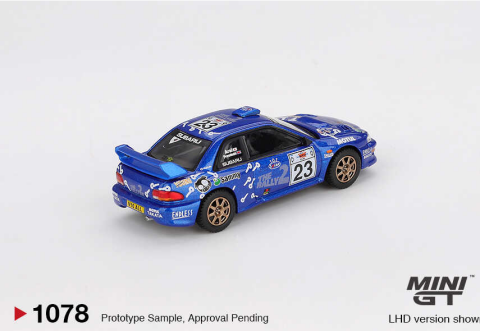 Mini GT 1/64 Subaru Impreza WRC99 #23 2000 Acropolis Rally