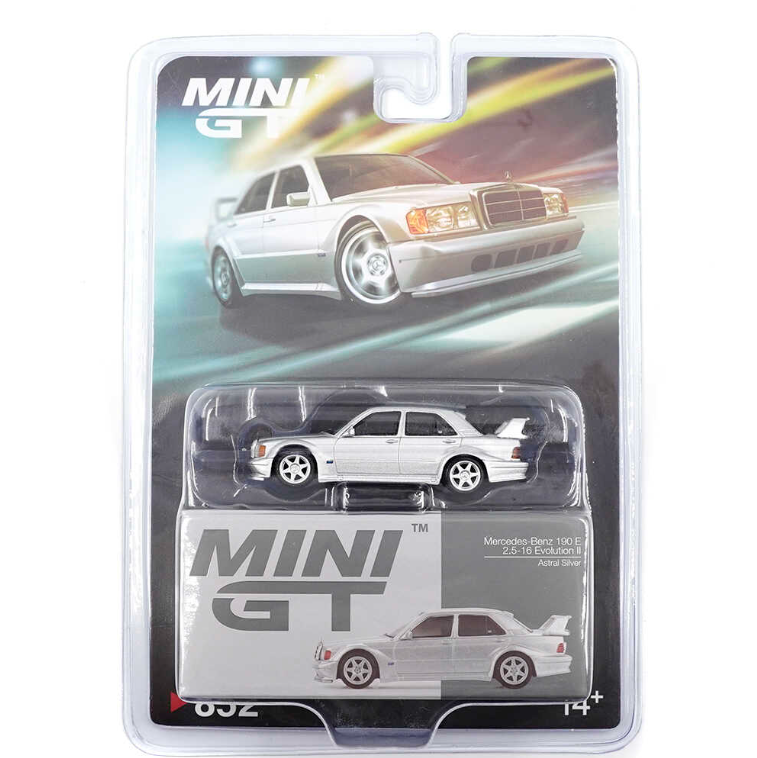 Mini GT 1/64 Mercedes-Benz 190E 2.5-16 Evolution II Astral Silver