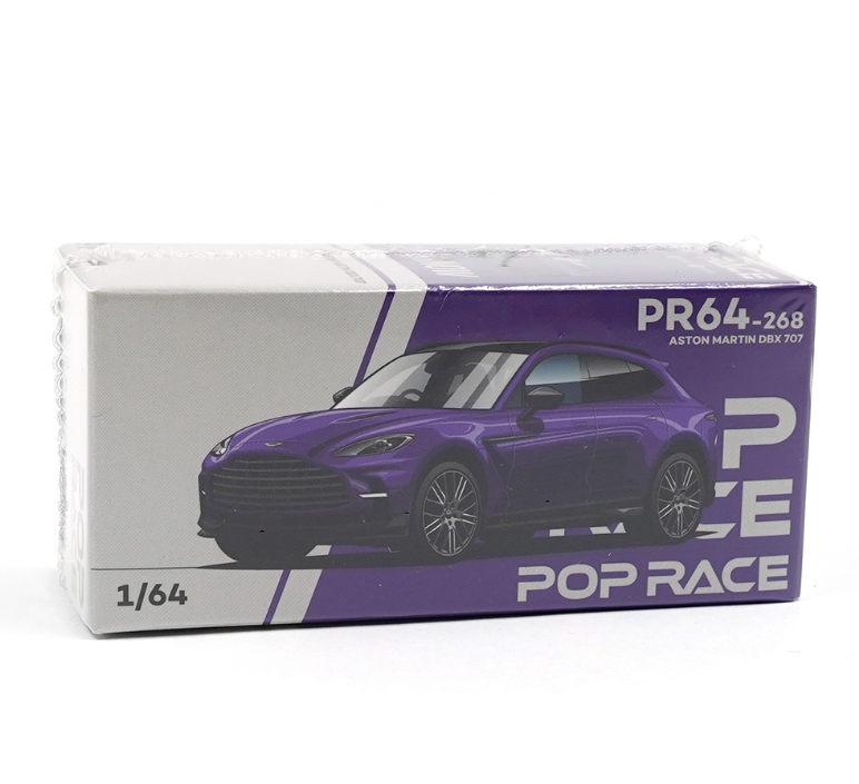 POPRACE 1:64 ASTON MARTIN DBX 707 - STORM PURPLE