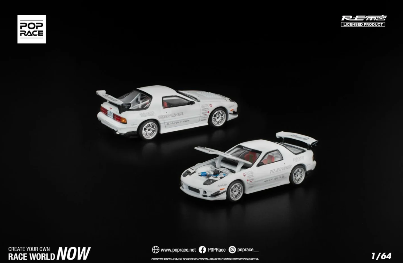 Pop Race Mazda RX7 FC3S RE-Amemiya Beyaz
