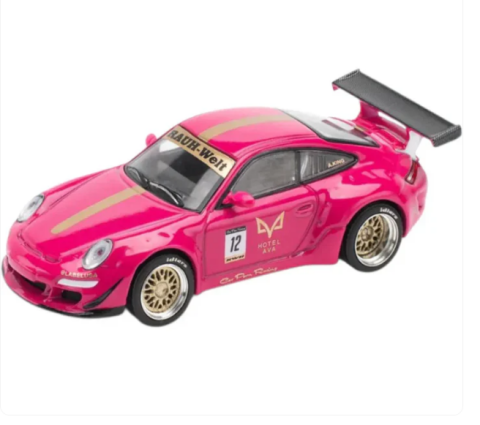 POP RACE PR640187 997 RWB Pembe Porsche 1:64