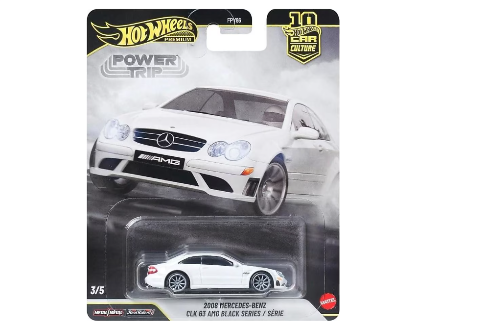 Premium Car Culture Power Trip 2008 Mercedes-Benz CLK 63 AMG Black Series FPY86-JKF29
