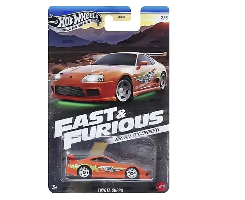 Brian O'Conner 2/5 - Hot Wheels Toyota Supra (1/64) Fast & Furious