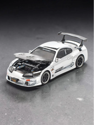 Toyota Supra Top Secret GT300 White Chrome
