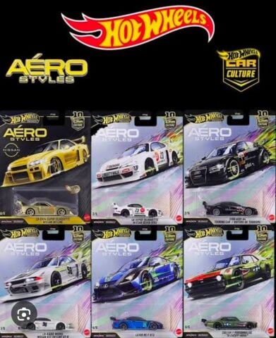 Hot Wheels premıum fpy86 aero style set kapalı koli